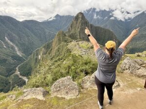 Katie at Machu Picchu, Peru